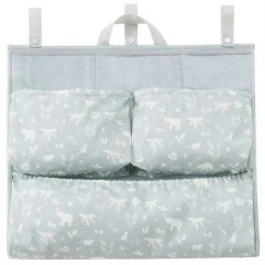 Babytolove Baby Crib Organizer – Tropical Green