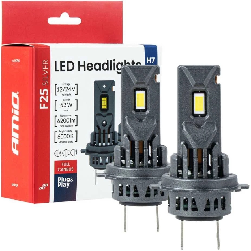 AMiO LED spuldzes F25 Sudraba FULL