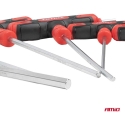 HEX (imbus) key set with T-shaped handle, 8 pcs. AMIO-04826 HEX (imbus) key set with T-shaped handle, 8 pcs. AMIO-04826