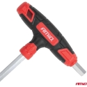 HEX (imbus) key set with T-shaped handle, 8 pcs. AMIO-04826 HEX (imbus) key set with T-shaped handle, 8 pcs. AMIO-04826