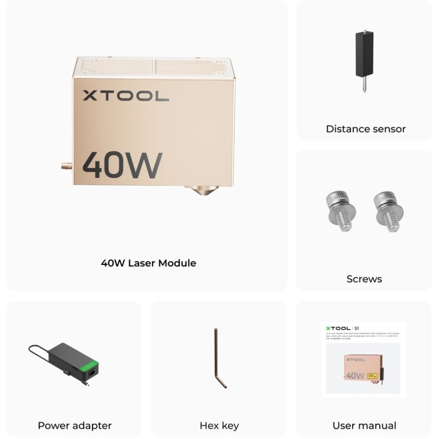 xTool 40W Laser Module for S1 – 2