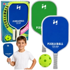 Pickleball komplekts (zaļš, zils) 2 gab.