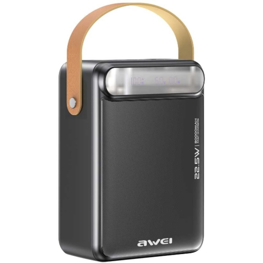 Awei P102K 80000 mAh PD 2xUSB-C 3xUSB-A 22.5W black