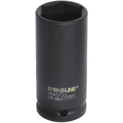 Sešstūra trieciena uzgaļa, pagarināta, cr-mo 3/4" 25 mm proline