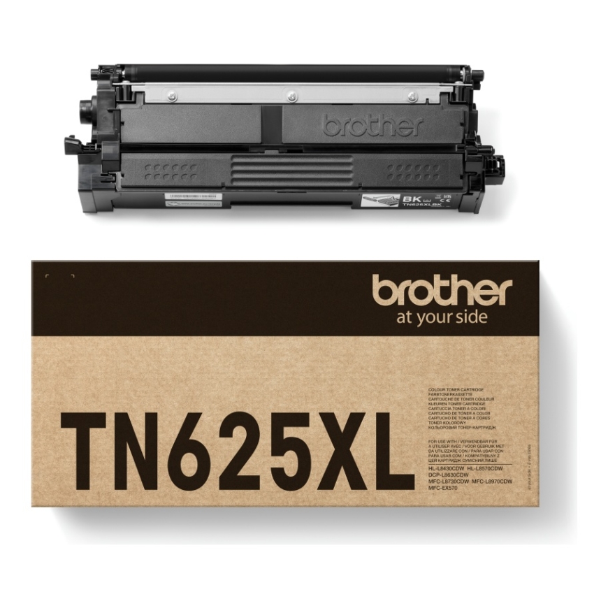 Brother TN-625XLBK värikasetti 1 kpl Alkuperäinen Musta