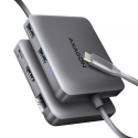 Axagon N HMC-5HL USB 5Gbps hub 2x USB-A HDMI 4k/60Hz RJ-45 GLAN PD 100W kabel USB-C Axagon N HMC-5HL USB 5Gbps hub 2x USB-A HDMI 4k/60Hz RJ-45 GLAN PD 100W kabel USB-C