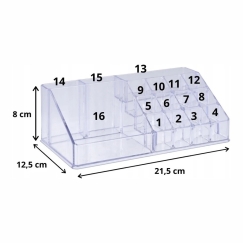 Eleganza ELEGANZA cosmetics organizer - 16 compartments
