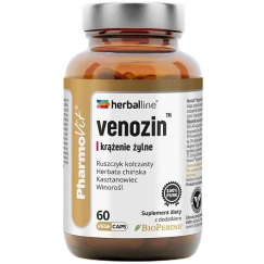 Pharmovit Venozin venozās asinsrites uztura bagātinātājs, 60 kapsulas