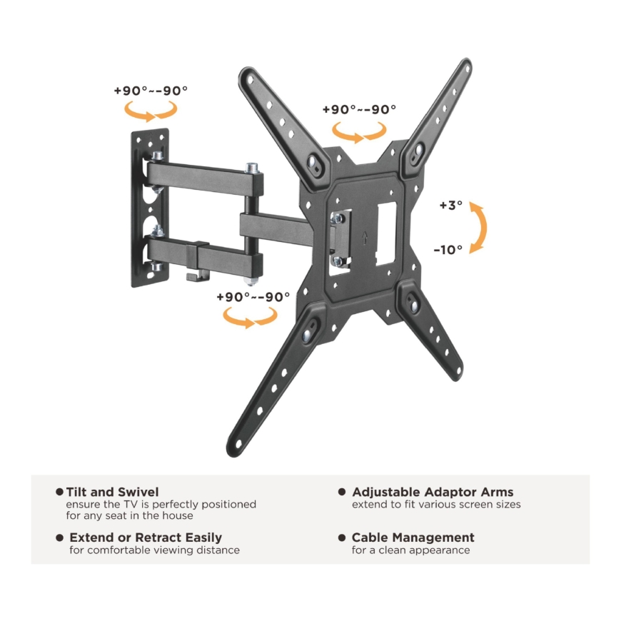 Equip 23"-55" Full Motion TV Wall Mount Bracket – 5