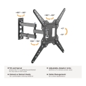 Equip 23"-55" Full Motion TV Wall Mount Bracket