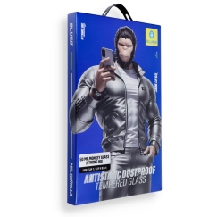 5D Sakratā Stikls Samsung FLIP 7 / FLIP 8 Mr. Monkey Glass (2.5D Silk HD) melns