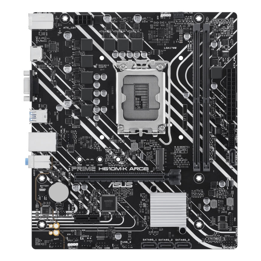 ASUS PRIME H610M-K ARGB Intel H610 LGA 1700 Mikro ATX – 2