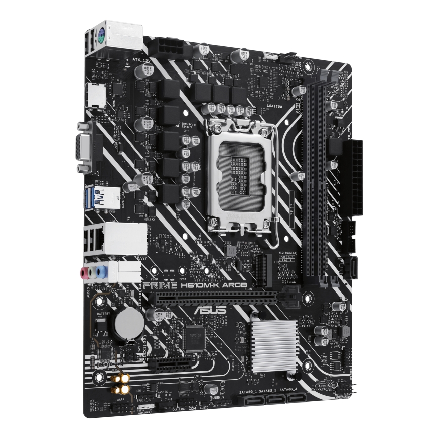 ASUS PRIME H610M-K ARGB Intel H610 LGA 1700 Mikro ATX – 3