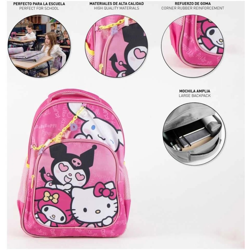 CERDÁ Hello Kitty and Friends adaptable backpack 42cm – 2