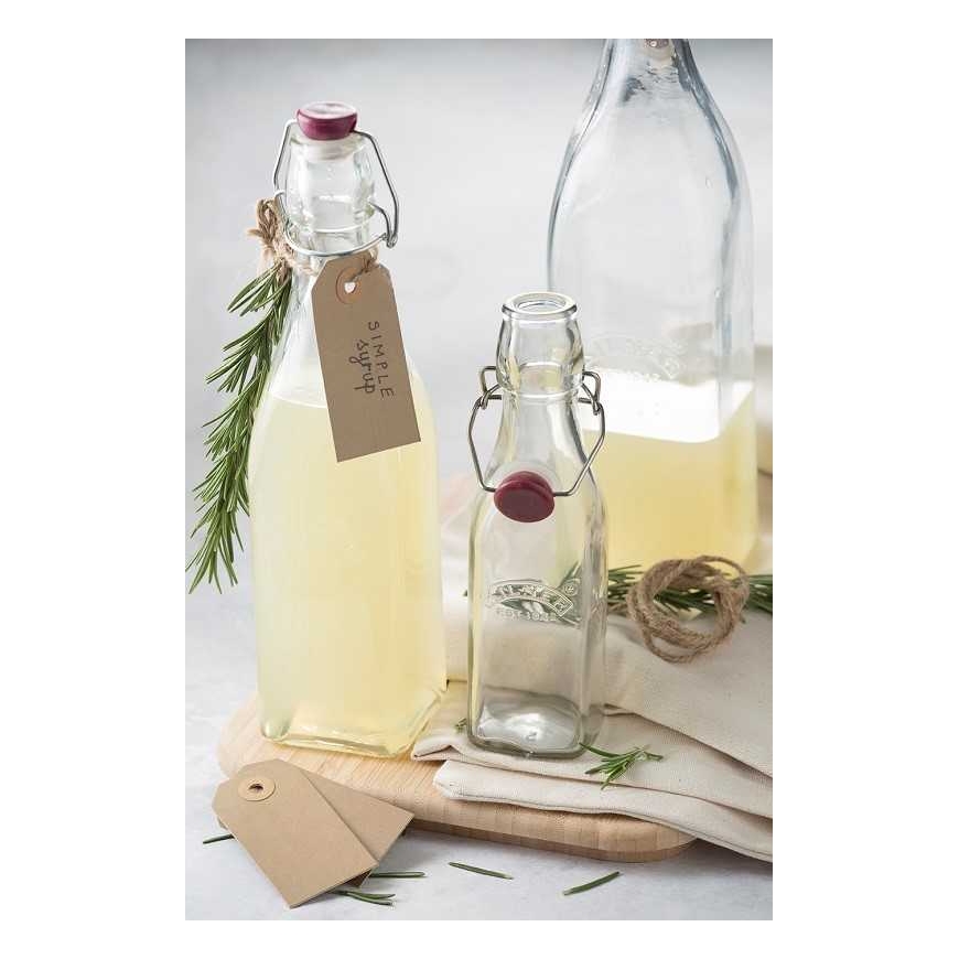 Square bottle with closure 0.55 l / Kilner
