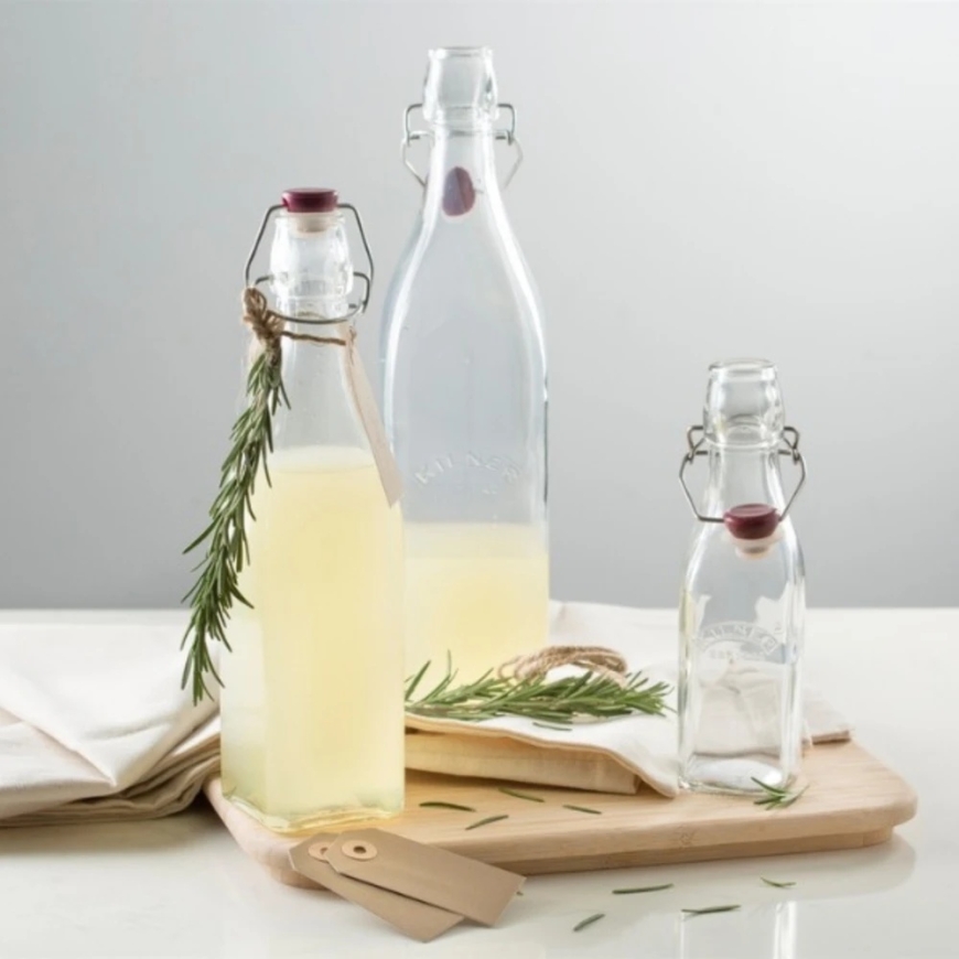 Square bottle with closure 0.55 l / Kilner – 5
