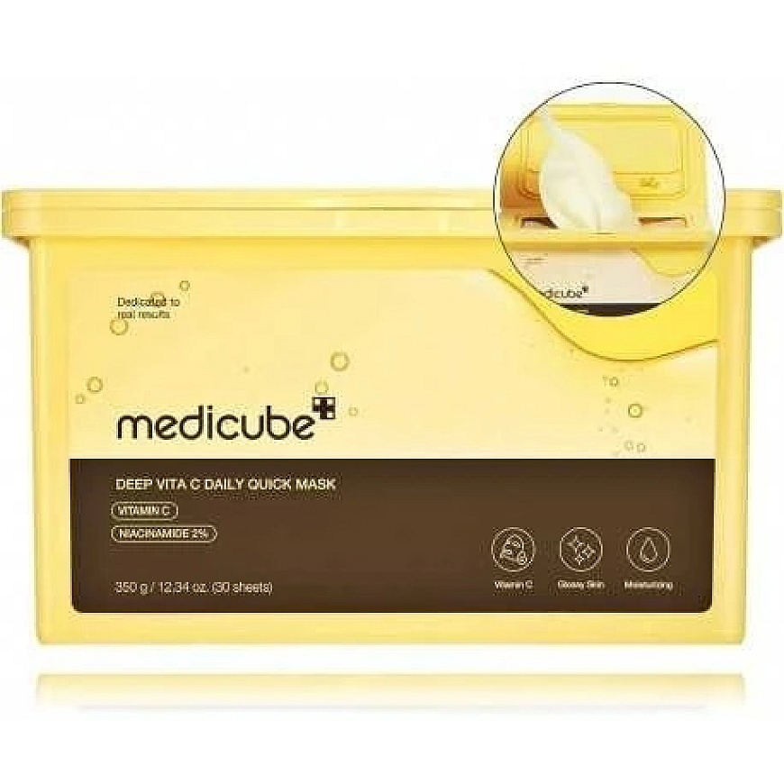 Medicube Deep Vita C Daily Quick Mask enhancing sheet mask set, 30 pcs. – 2