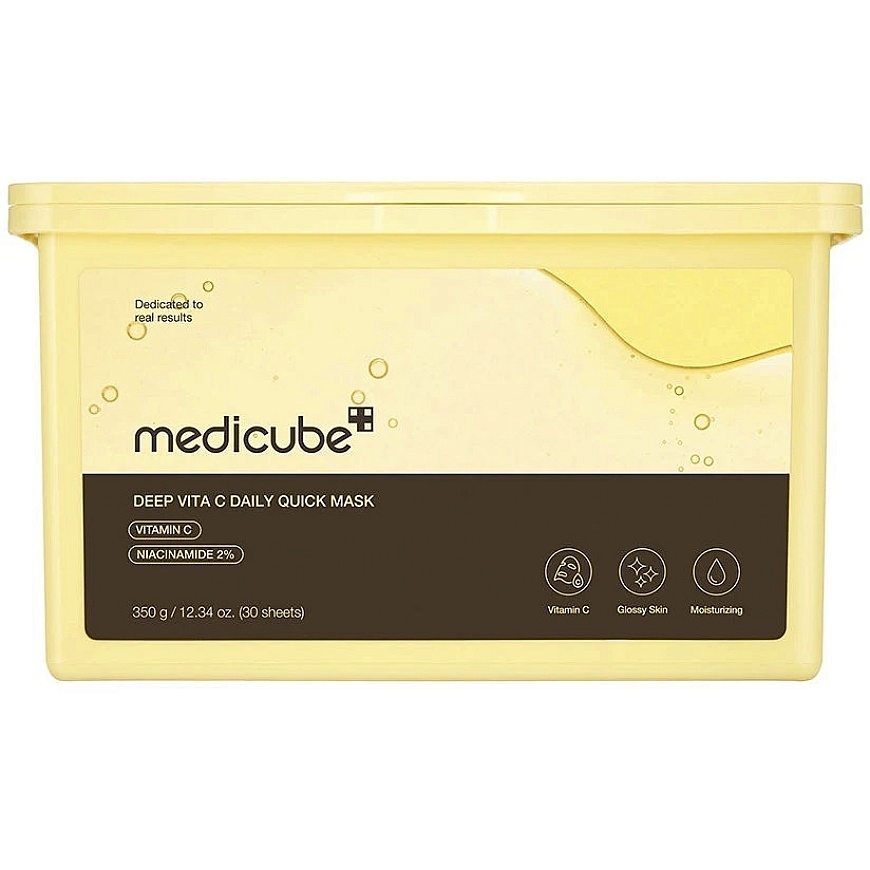 Medicube Deep Vita C Daily Quick Mask enhancing sheet mask set, 30 pcs. – 4