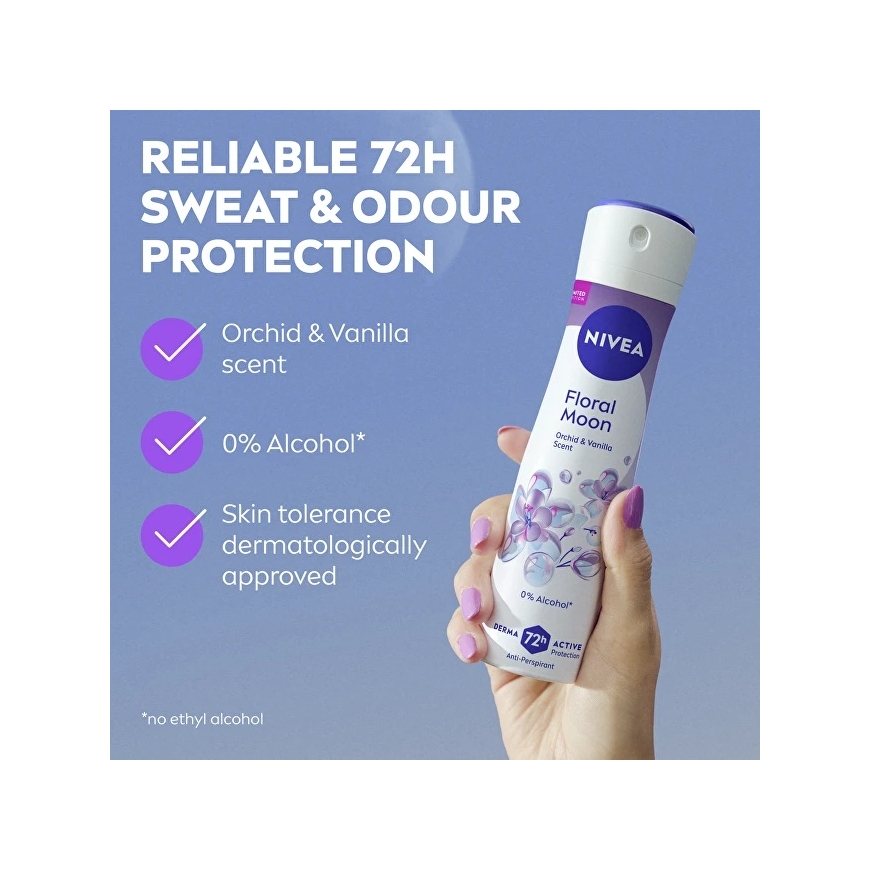 Nivea aerosolantiperspirants "Floral Moon" 150