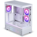 „Phanteks XT View Matrix“ kompiuterio korpusas, vidutinio bokšto tipo, E-ATX, grūdintas stiklas, „Matrix LED“ – Baltas „Phanteks XT View Matrix“ kompiuterio korpusas, vidutinio bokšto tipo, E-ATX, grūdintas stiklas, „Matrix LED“ – Baltas
