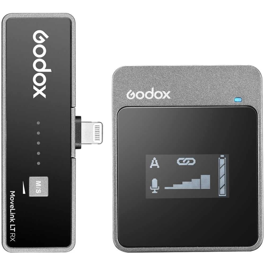 Microphone system - Godox MoveLink LT1 Wireless Lavalier, Lightning Connector – 3