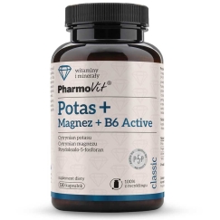 Pharmovit Kalis + Magnis + B6 Active Food Supplement 120 Capsules