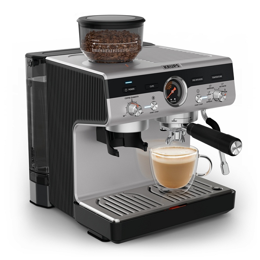 Krups Precision+ XP804T10 coffee maker Semi-auto Espresso machine – 2