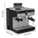 Krups Precision+ XP804T10 coffee maker Semi-auto Espresso machine