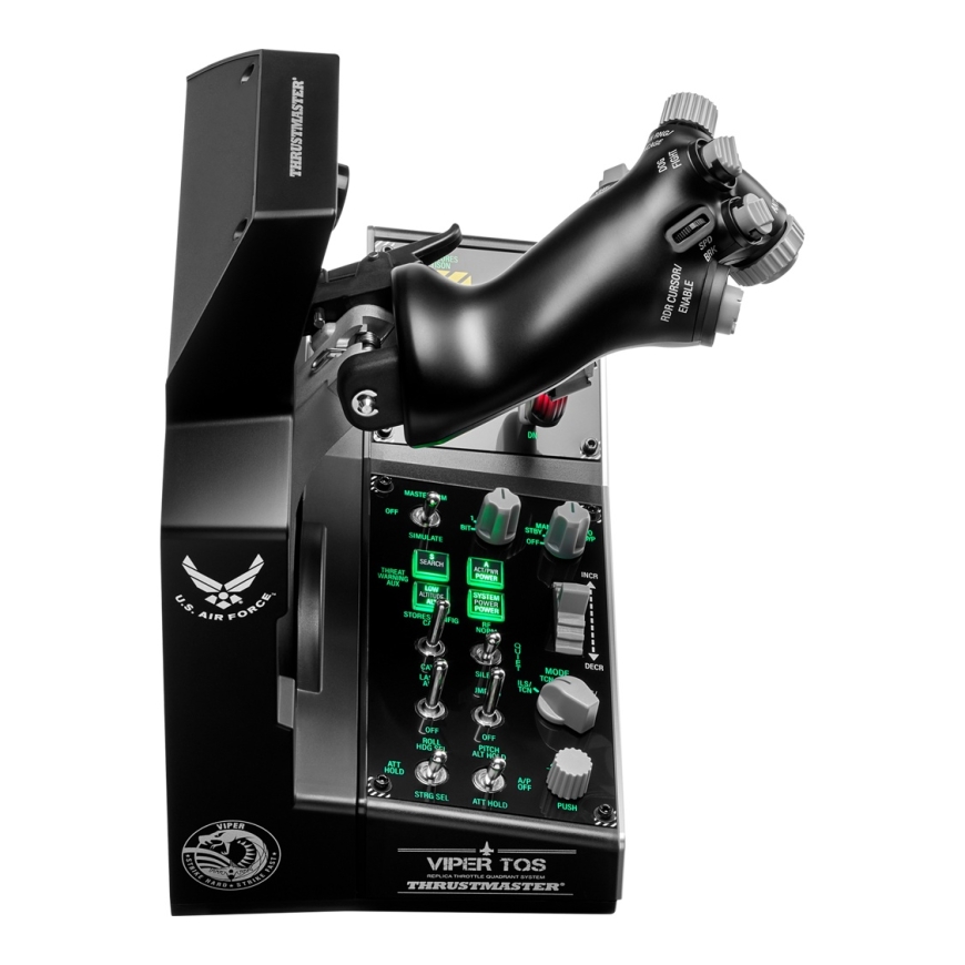 Thrustmaster Viper TQS Mission Pack Black USB Flight Sim Analogue / Digital PC – 2