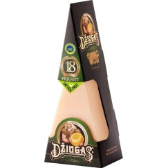 DŽIUGAS Piquant Juusto, 18 kuukautta, 40% RSM, 180 g