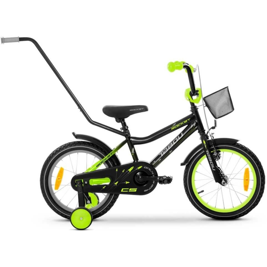 Pyörä Tabou Rocket CS Alu 12 musta-lime
