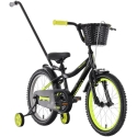 Pyörä Tabou Rocket CS Alu 12 musta-lime Pyörä Tabou Rocket CS Alu 12 musta-lime