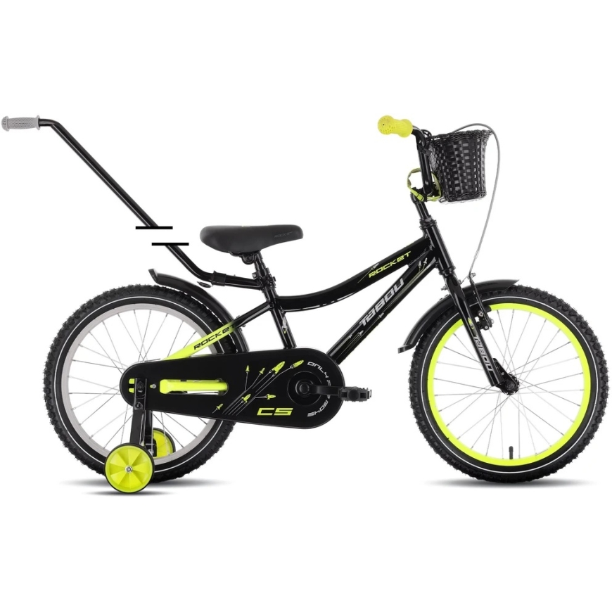 Pyörä Tabou Rocket CS Alu 12 musta-lime – 3