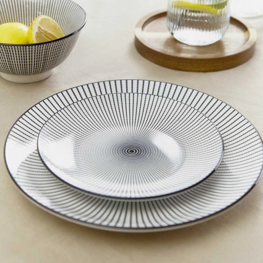 Taldrik Homla NAVIA Must, 27 cm