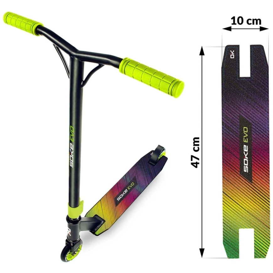 Грип лента для самоката Soke Griptape 47x10 см Радуга – 3