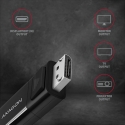 Axagon RVC-DPC video cable adapter 1.8 m USB Type-C DisplayPort Black Axagon RVC-DPC video cable adapter 1.8 m USB Type-C DisplayPort Black