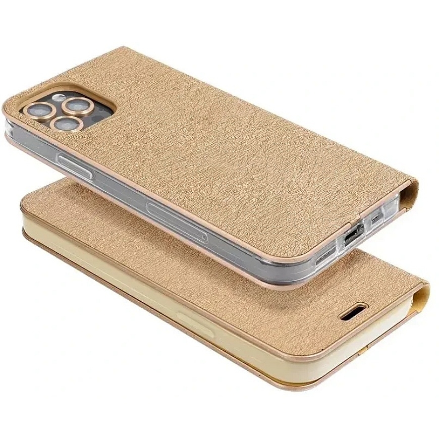 OEM Case with Cover for Xiaomi Redmi NOTE 15 PRO PLUS 5G Luna Book Gold – 5