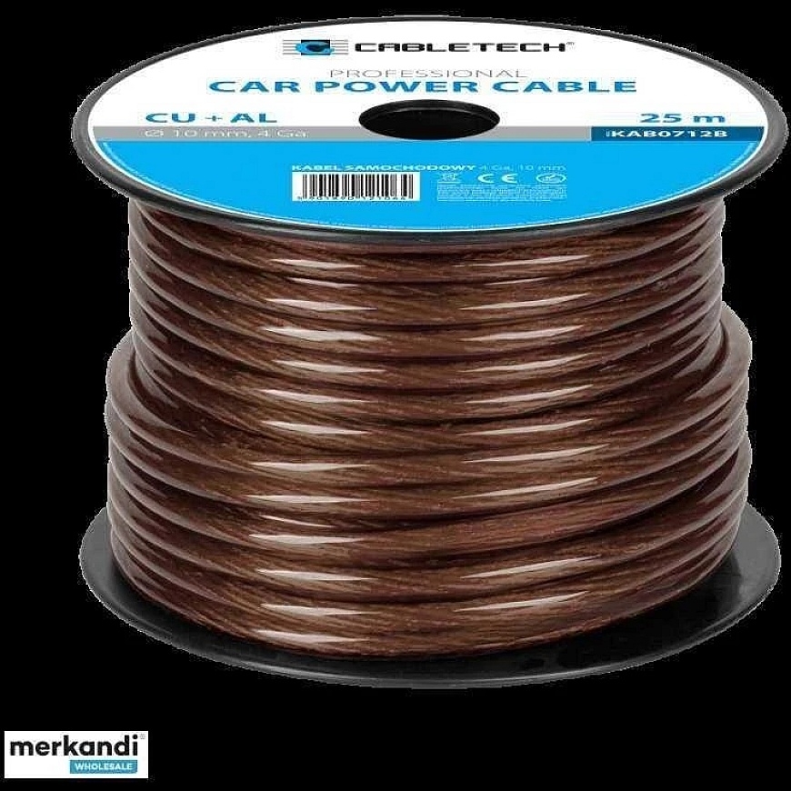 Кабель Cabletech 4Ga OD10mm CU+AL для автомобилей – 2