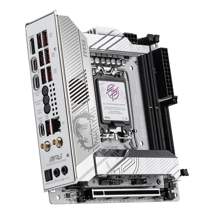 MSI MPG Z890I EDGE TI WIFI motherboard Intel Z890 LGA 1851 (Socket V1) mini ITX – 4