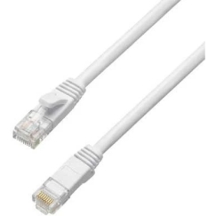 Spacetronik RJ45 CAT 6a U/UTP AWG32 flat white cable 25 m