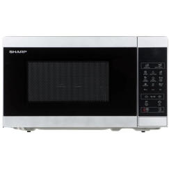 SHARP YC-MG02E-S mikroviļņu krāsns ar grilu