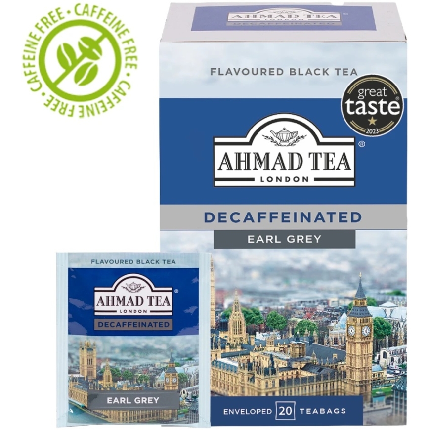 Ahmad Earl Grey Black Tea Decaffeinated, 20 units – 4