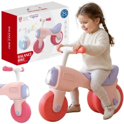 Woopie Baby WOOPIE balansinis dviratis su garsu 18 m+ rožinis