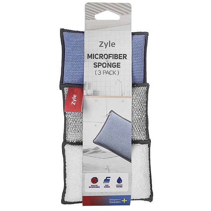 ZYLE Mikrofibras sūklis komplekts ZYLE ZY350MS