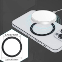 Tech-Protect MagMat MagSafe Universal Magnetic Ring - Black / Silver (2 pcs.) Tech-Protect MagMat MagSafe Universal Magnetic Ring - Black / Silver (2 pcs.)