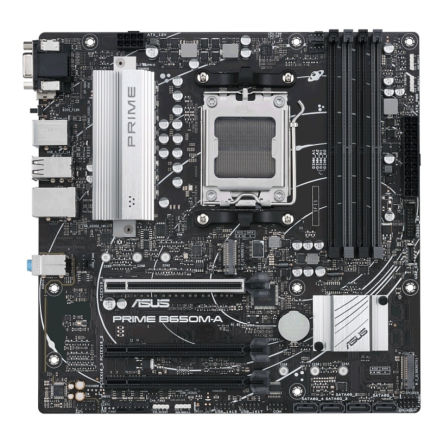ASUS PRIME B650M-A AMD B650 AM5 pieslēgvieta mikro ATX