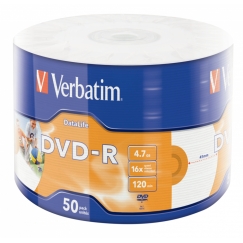 Verbatim 43793 neįrašytas DVD diskas 4,7 GB DVD-R 50 vnt