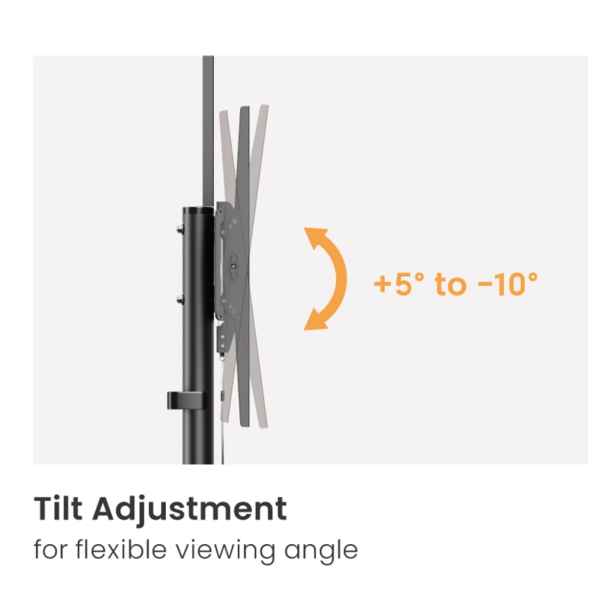 Equip 55"-100" Economy TV Trolley – 5