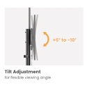 Equip 650637 TV-kiinnike 2,54 m (100") musta Equip 650637 TV-kiinnike 2,54 m (100") musta