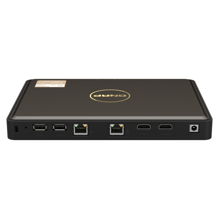 QNAP TBS-464 NAS Työpöytä Intel® Celeron® N5105 8 GB DDR4 0 TB QNAP Turbo System musta – 2